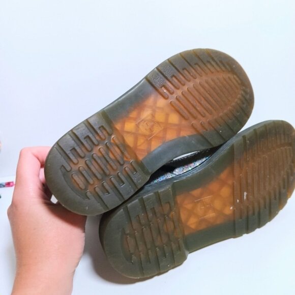 Dr. Martens 1460 8 Eye Iridescent Spot Metallic Suede Boots Girls Size 1 - Picture 7 of 10